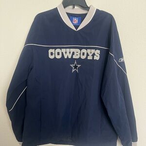 Dallas Cowboys Navy Pullover Windbreaker